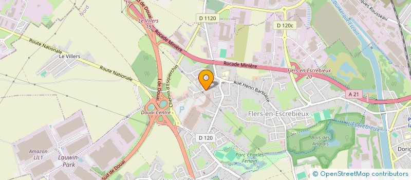 localisation de l'entreprise MONSIEUR PIERRE HENNERON  FLERS-EN-ESCREBIEUX