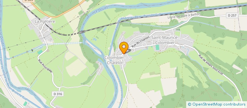 localisation de l'entreprise MONSIEUR PIERRE HENNI  SAINT-MAURICE-COLOMBIER