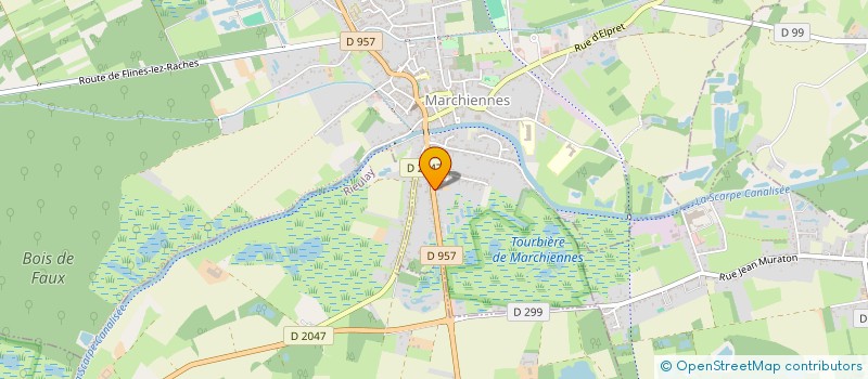 localisation de l'entreprise MONSIEUR PIERRE HENNICAUX  MARCHIENNES