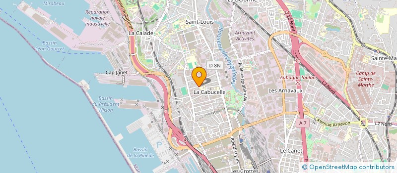 localisation de l'entreprise MONSIEUR PIERRE HENNIQUANT à MARSEILLE
