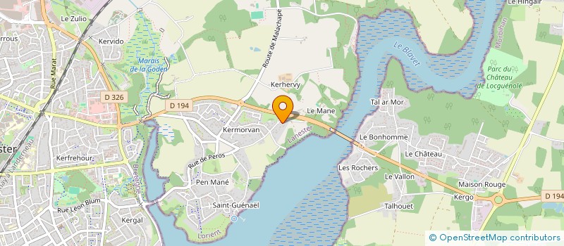 localisation de l'entreprise MONSIEUR PIERRE HENOFF  LANESTER