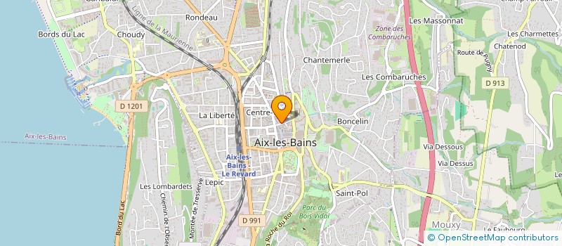 localisation de l'entreprise MONSIEUR PIERRE HENRI ABRY à AIX-LES-BAINS