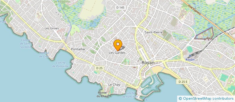 localisation de l'entreprise MONSIEUR PIERRE-HENRI AGNES  ROYAN