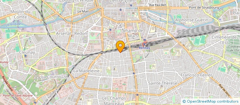 localisation de l'entreprise MONSIEUR PIERRE-HENRI ALLAIN  RENNES