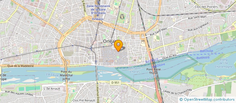 localisation de l'entreprise MONSIEUR PIERRE HENRI BASILE BENOISTON à ORLEANS