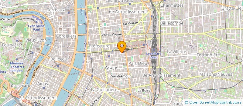 localisation de l'entreprise MONSIEUR PIERRE-HENRI BILLET  LYON