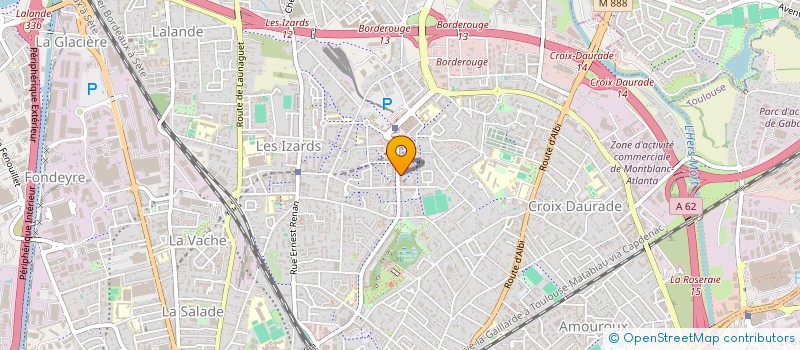 localisation de l'entreprise MONSIEUR PIERRE-HENRI CARRIE à TOULOUSE