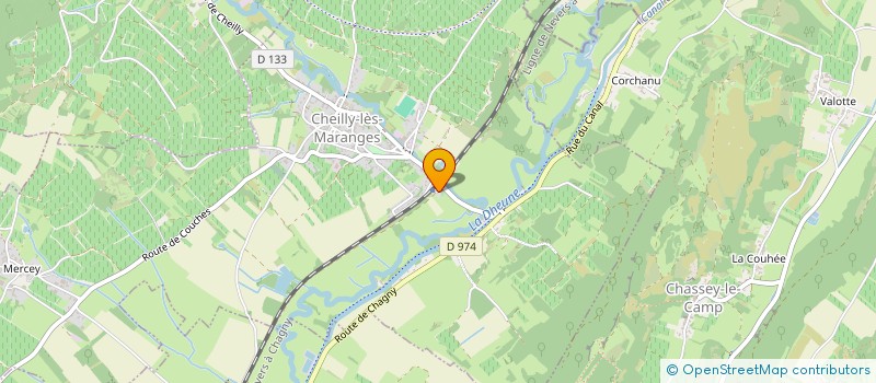 localisation de l'entreprise MONSIEUR PIERRE HENRI COCAGNE  CHAGNY