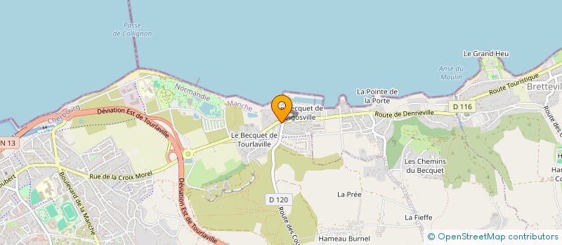 localisation de l'entreprise MONSIEUR PIERRE-HENRI DESHAYES  CHERBOURG-EN-COTENTIN