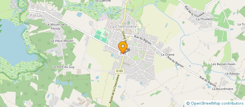 localisation de l'entreprise MONSIEUR PIERRE-HENRI DEVOS  LA CHEVROLIERE