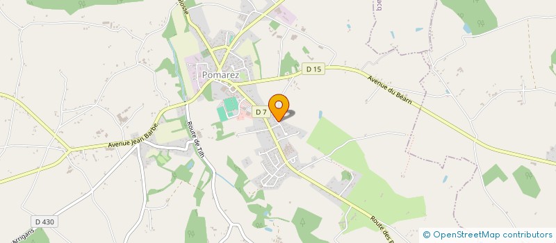 localisation de l'entreprise MONSIEUR PIERRE-HENRI DUFOURCET  POMAREZ