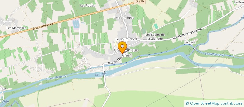 localisation de l'entreprise MONSIEUR PIERRE-HENRI DUPRE  CHATILLON-SUR-CHER