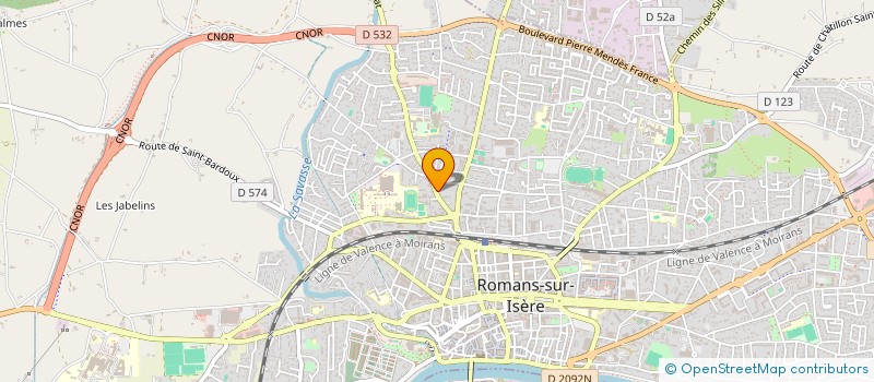 localisation de l'entreprise MONSIEUR PIERRE-HENRI FIARD  ROMANS-SUR-ISERE