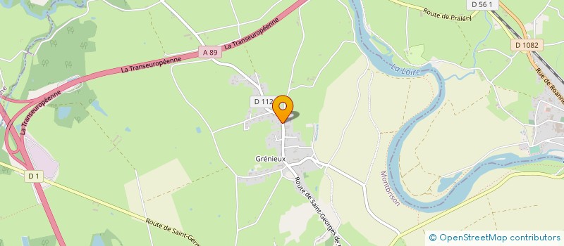 localisation de l'entreprise MONSIEUR PIERRE HENRI GRANGE  NERVIEUX