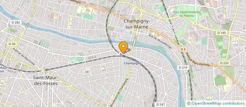 localisation de l'entreprise MONSIEUR PIERRE HENRI JACQUES CREVEUIL à SAINT-MAUR-DES-FOSSES