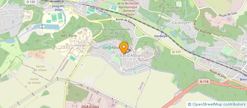 localisation de l'entreprise MONSIEUR PIERRE HENRI JOSEPH PARMENTIER à SACLAY