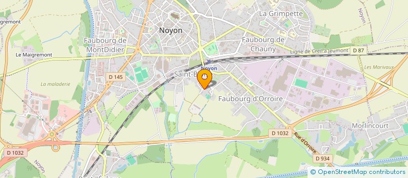 localisation de l'entreprise MONSIEUR PIERRE HENRI LEMA FWANI  NOYON