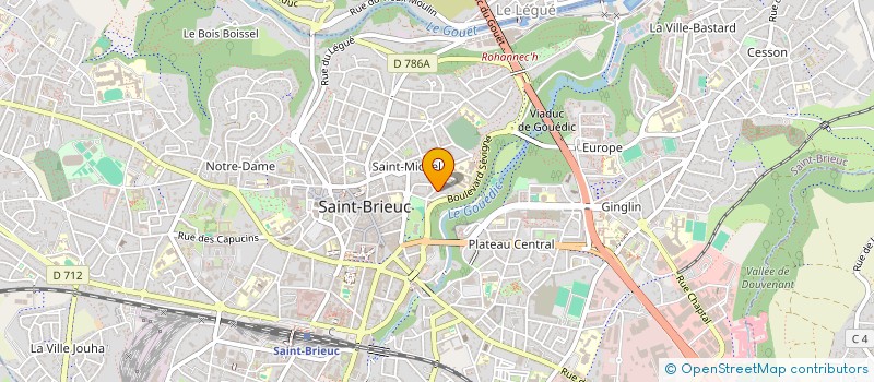 localisation de l'entreprise MONSIEUR PIERRE-HENRI LENTIER à SAINT-BRIEUC