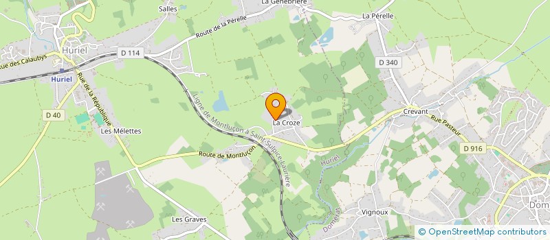 localisation de l'entreprise MONSIEUR PIERRE HENRI LOISEAU  HURIEL