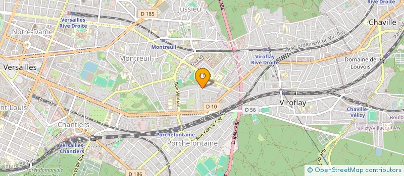 localisation de l'entreprise MONSIEUR PIERRE-HENRI MATHE  VERSAILLES