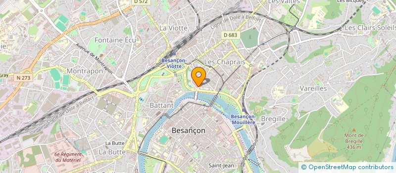 localisation de l'entreprise MONSIEUR PIERRE-HENRI MONNOT à BESANCON