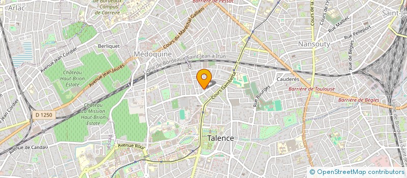 localisation de l'entreprise MONSIEUR PIERRE-HENRI NIVET  TALENCE