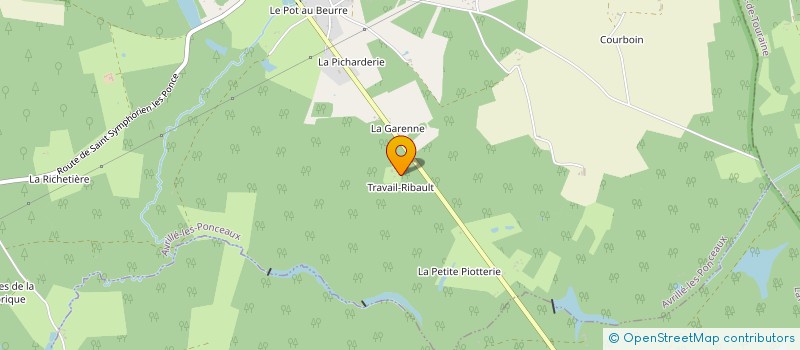 localisation de l'entreprise MONSIEUR PIERRE-HENRI ROBIN  AVRILLE-LES-PONCEAUX