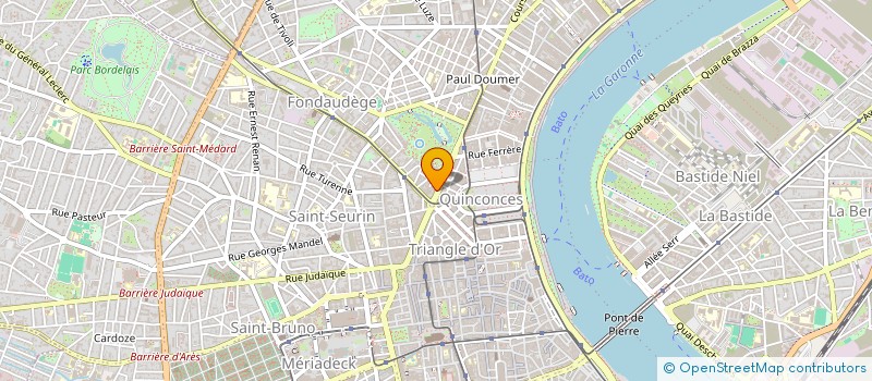 localisation de l'entreprise MONSIEUR PIERRE-HENRI TESTELIN  BORDEAUX