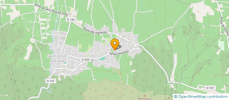 localisation de l'entreprise MONSIEUR PIERRE-HENRI THIEULENT  SAINT-VICTOR-LA-COSTE
