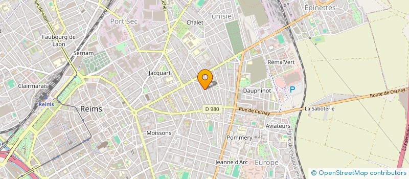 localisation de l'entreprise MONSIEUR PIERRE HENRION  REIMS