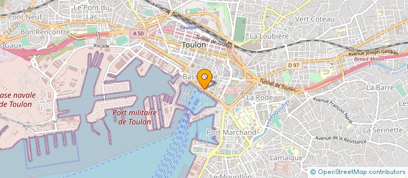localisation de l'entreprise MONSIEUR PIERRE HENRY à TOULON