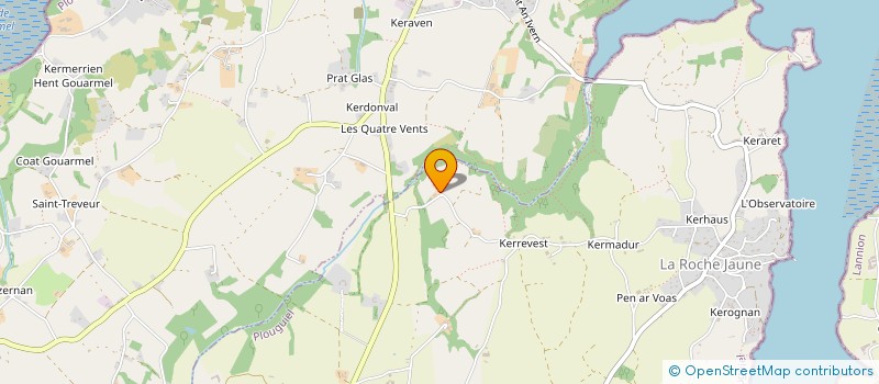 localisation de l'entreprise MONSIEUR PIERRE HENRY à PLOUGUIEL