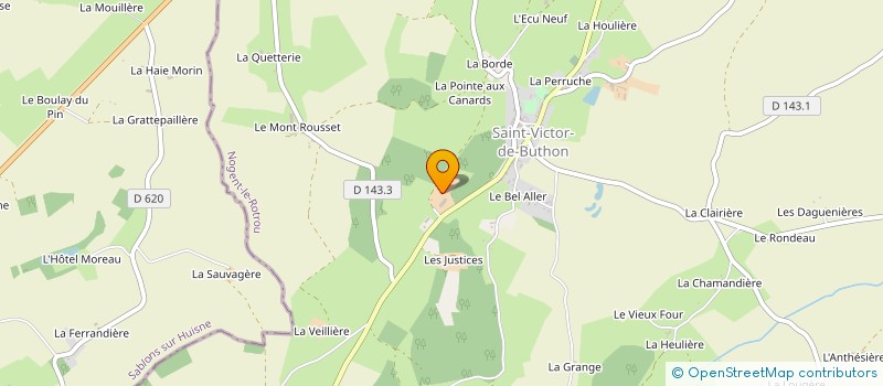 localisation de l'entreprise MONSIEUR PIERRE HENRY à ST VICTOR DE BUTHON