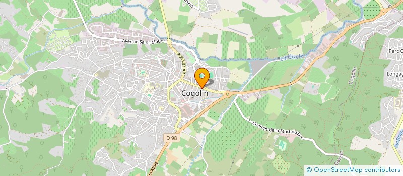 localisation de l'entreprise MONSIEUR PIERRE HENRY  COGOLIN