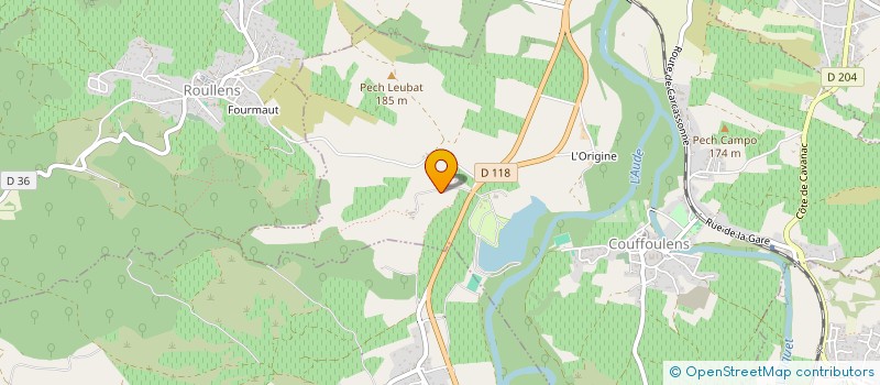 localisation de l'entreprise MONSIEUR PIERRE-HENRY BOUCHIEU  COUFFOULENS