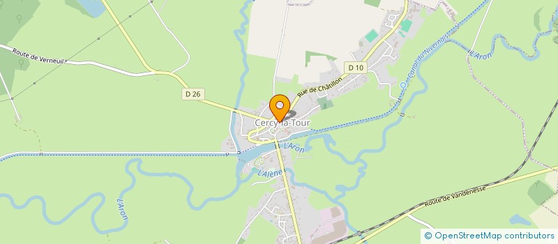 localisation de l'entreprise MONSIEUR PIERRE-HENRY HENNEQUIN  CERCY-LA-TOUR