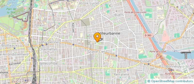 localisation de l'entreprise MONSIEUR PIERRE-HENRY LATROMPETTE à VILLEURBANNE