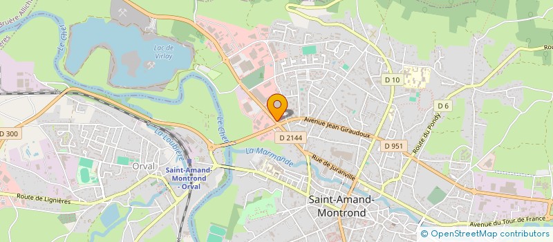 localisation de l'entreprise MONSIEUR PIERRE-HENRY POINCET  SAINT-AMAND-MONTROND