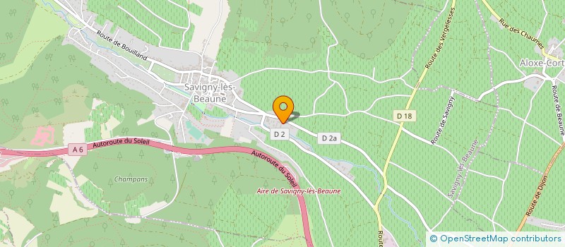 localisation de l'entreprise MONSIEUR PIERRE-HENRY ROBERT  SAVIGNY-LES-BEAUNE