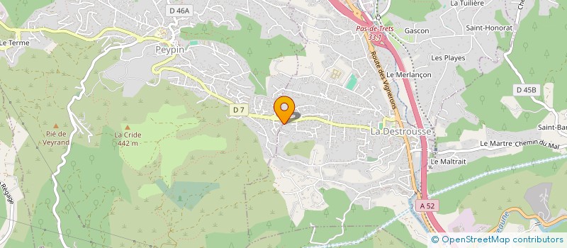 localisation de l'entreprise MONSIEUR PIERRE HERBALY  LA DESTROUSSE