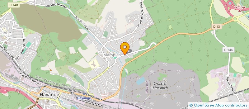 localisation de l'entreprise MONSIEUR PIERRE HERBAYS  HAYANGE