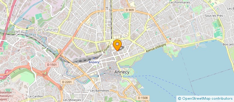 localisation de l'entreprise MONSIEUR PIERRE HERBINSKI à ANNECY