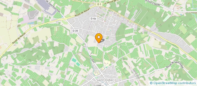 localisation de l'entreprise MONSIEUR PIERRE HERENG  SAINT-DIDIER