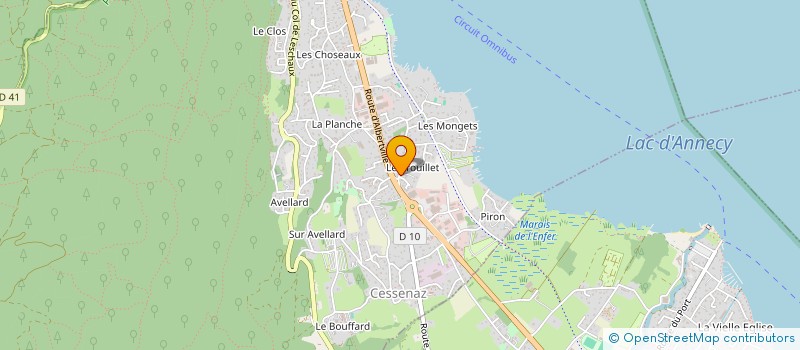 localisation de l'entreprise MONSIEUR PIERRE HERISSON à SEVRIER