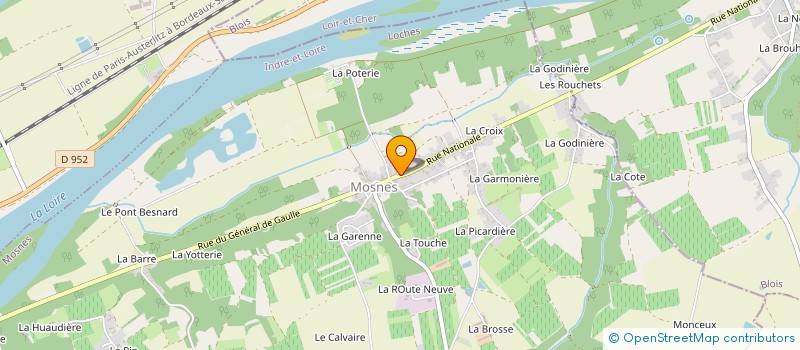 localisation de l'entreprise MONSIEUR PIERRE HERIVAULT  POCE-SUR-CISSE