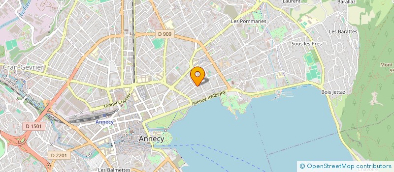 localisation de l'entreprise MONSIEUR PIERRE HERLEMONT à ANNECY