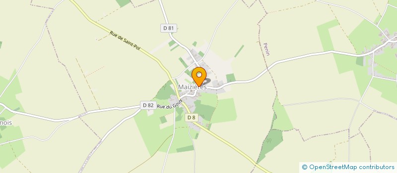 localisation de l'entreprise MONSIEUR PIERRE HERNU à MAIZIERES