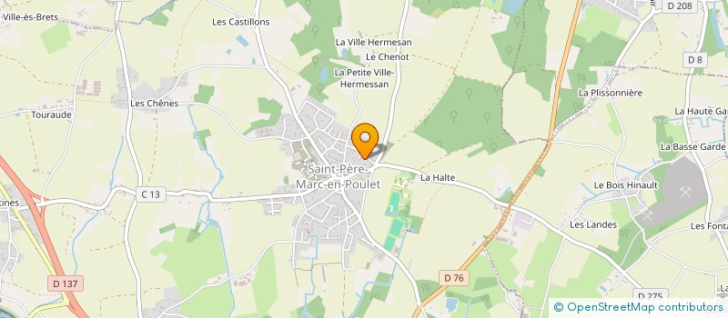 localisation de l'entreprise MONSIEUR PIERRE HERVE à SAINT-PERE-MARC-EN-POULET