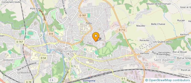 localisation de l'entreprise MONSIEUR PIERRE HERVE  COMBOURG