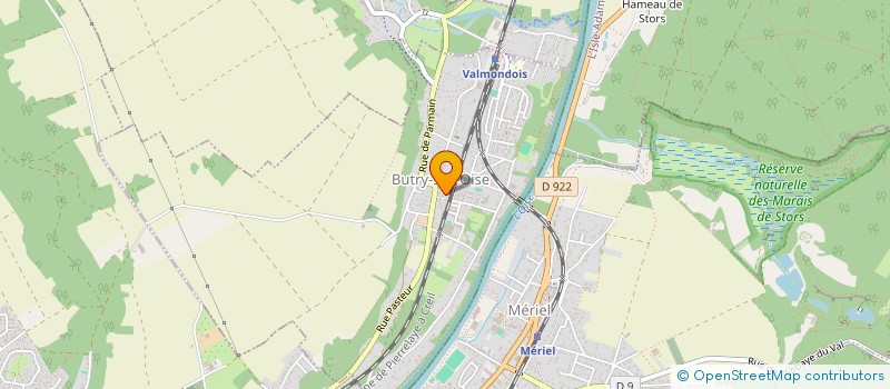 localisation de l'entreprise MONSIEUR PIERRE HERVELIN  BUTRY-SUR-OISE